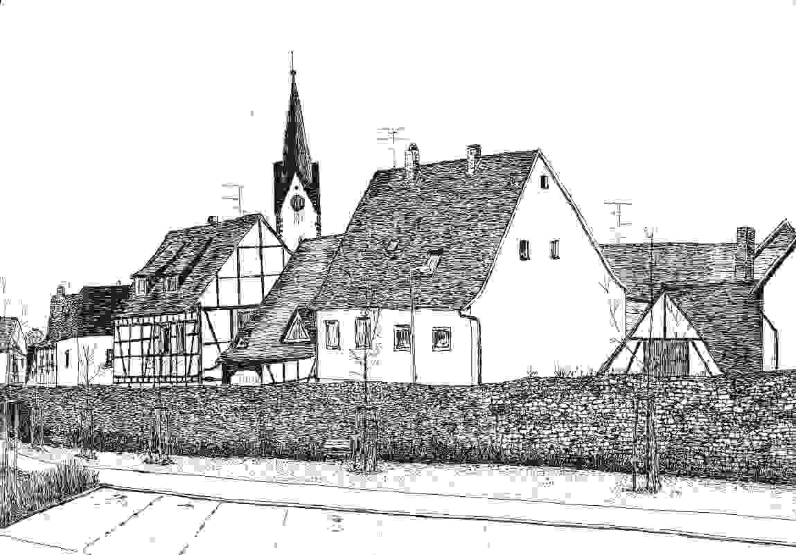 Partie an der Stadtmauer