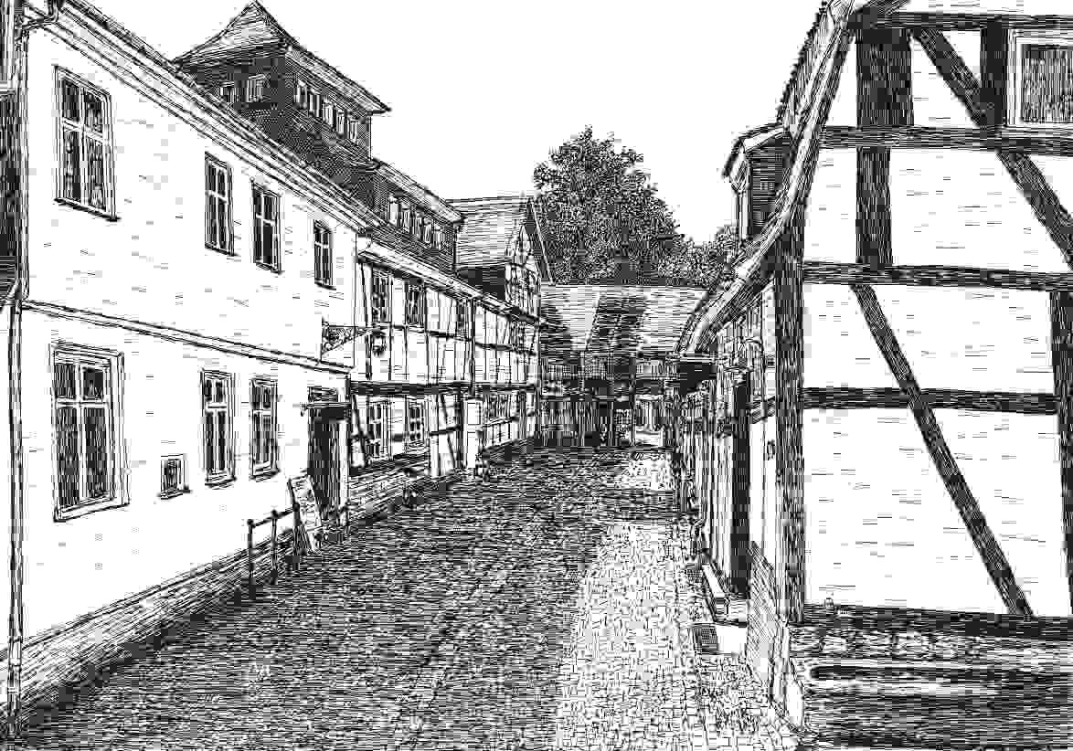 Stadtm�hle, Innenhof