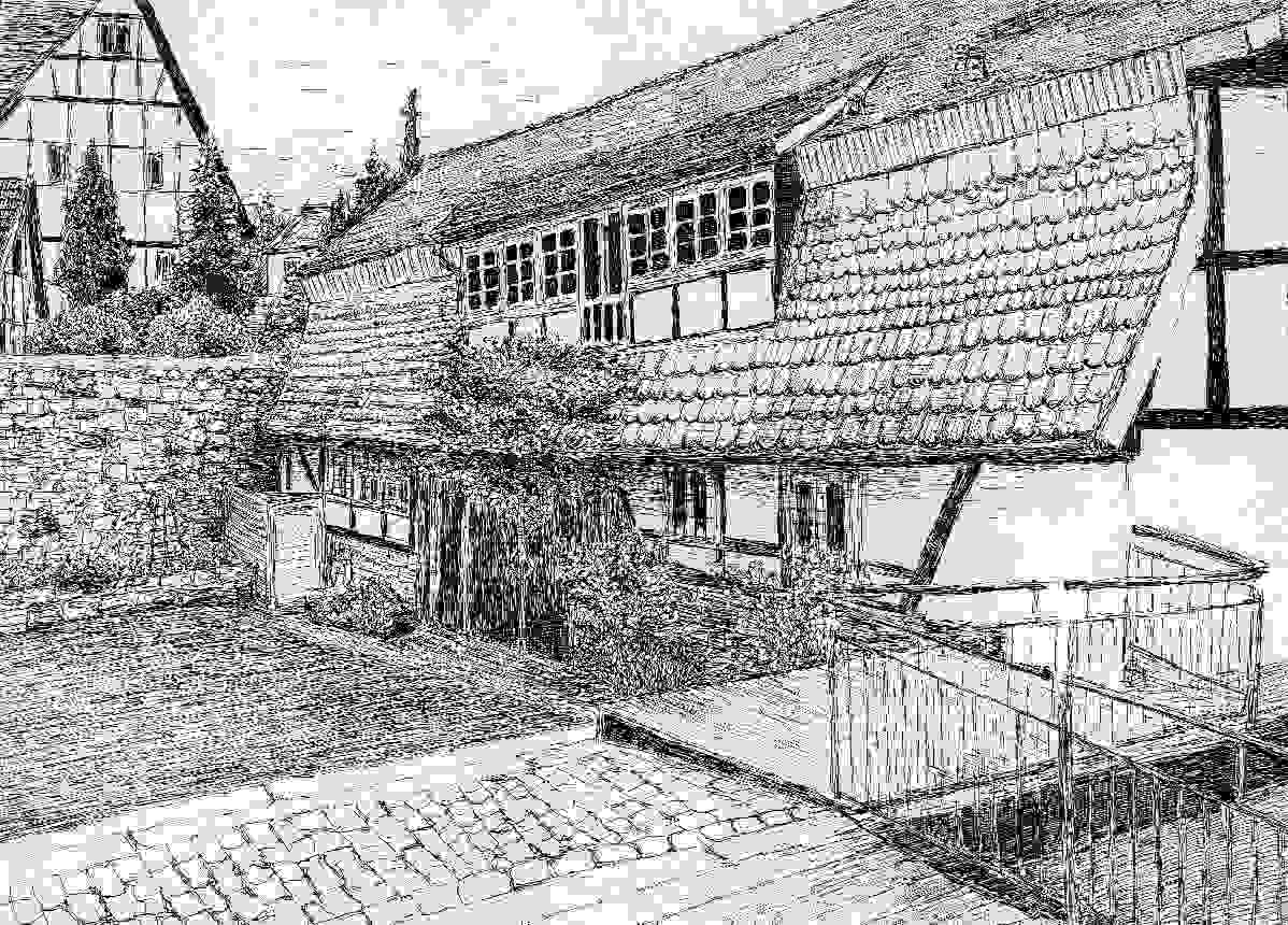 Stadtm�hle, R�ckansicht