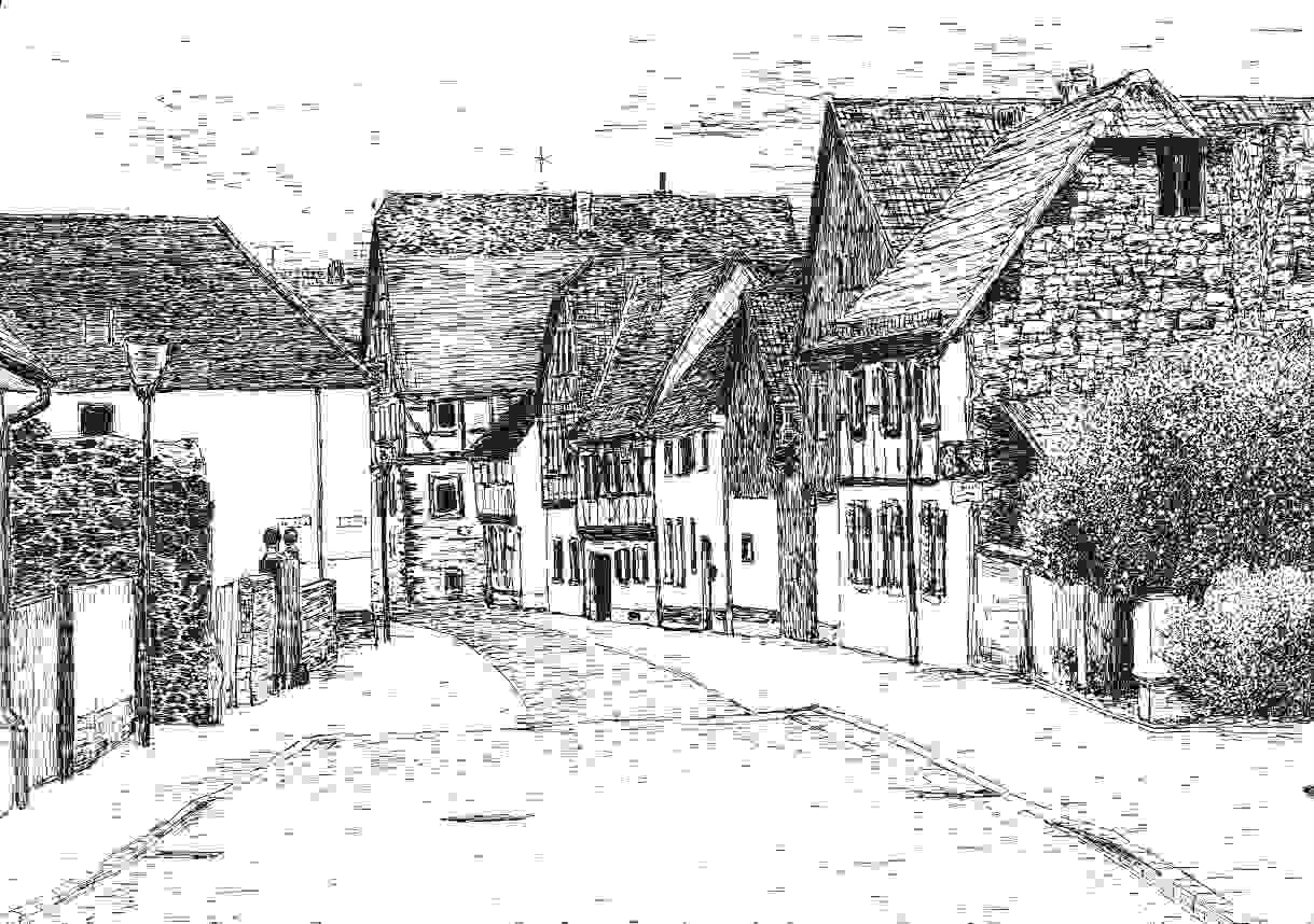 Amtsgasse, an der Stadtmauer