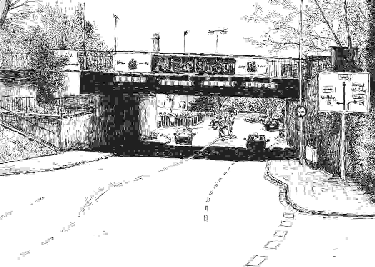 Unterf�hrung zur B 26