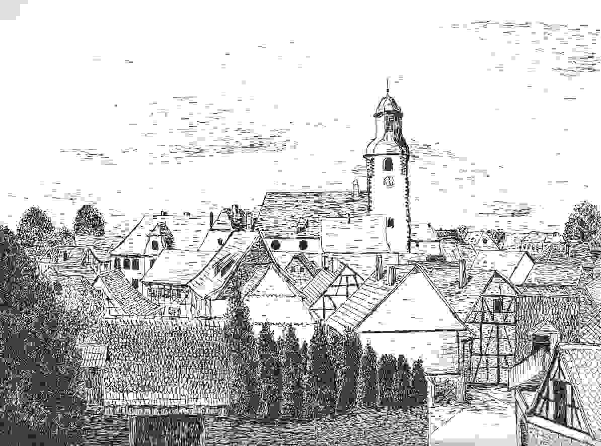 Bouxwiller im Elsass