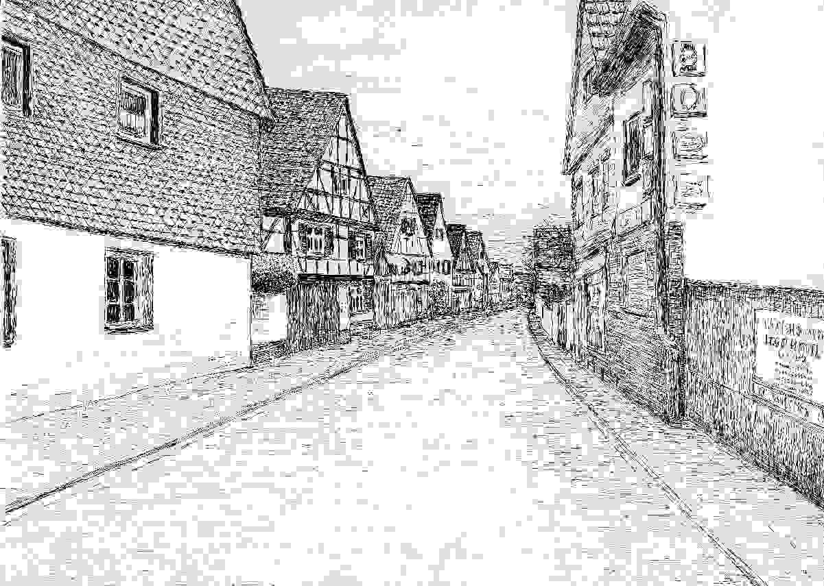 Breite Stra�e in Hergershausen