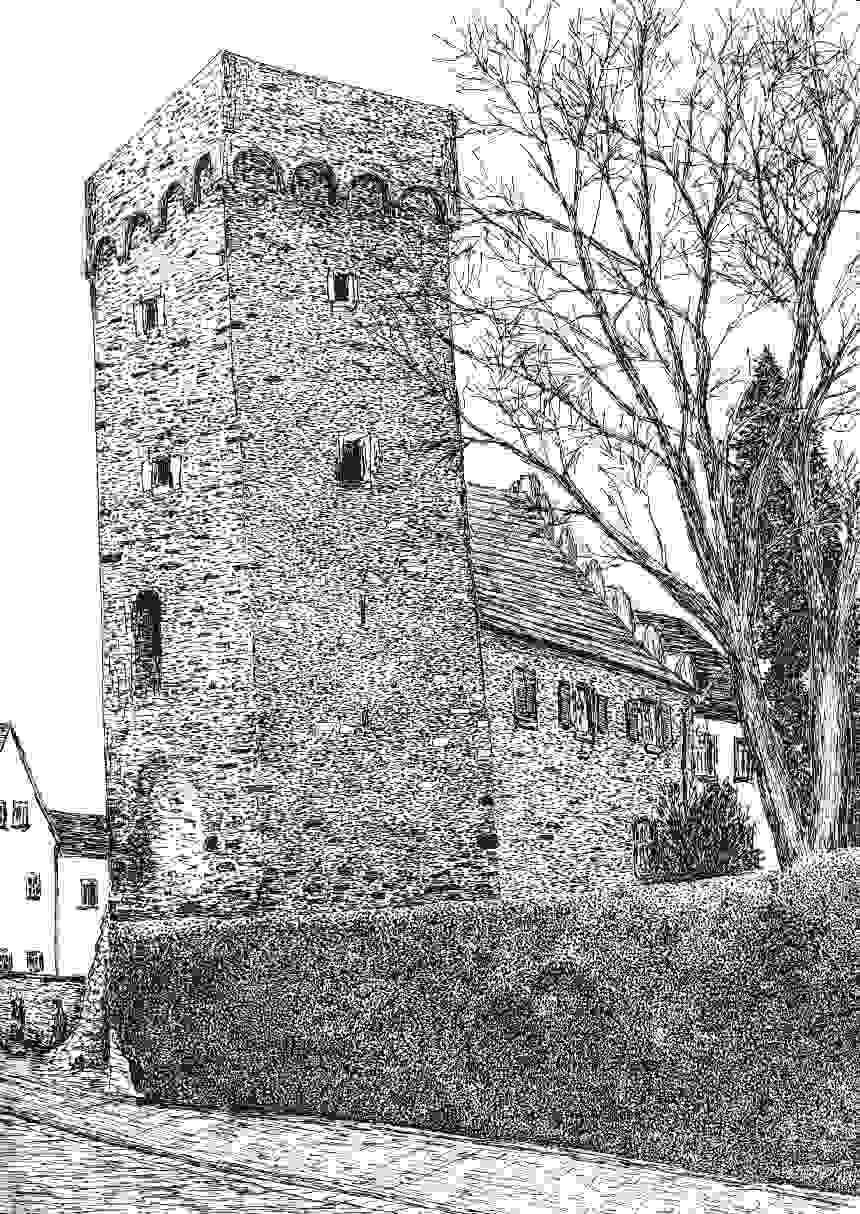 Breschturm von hinten