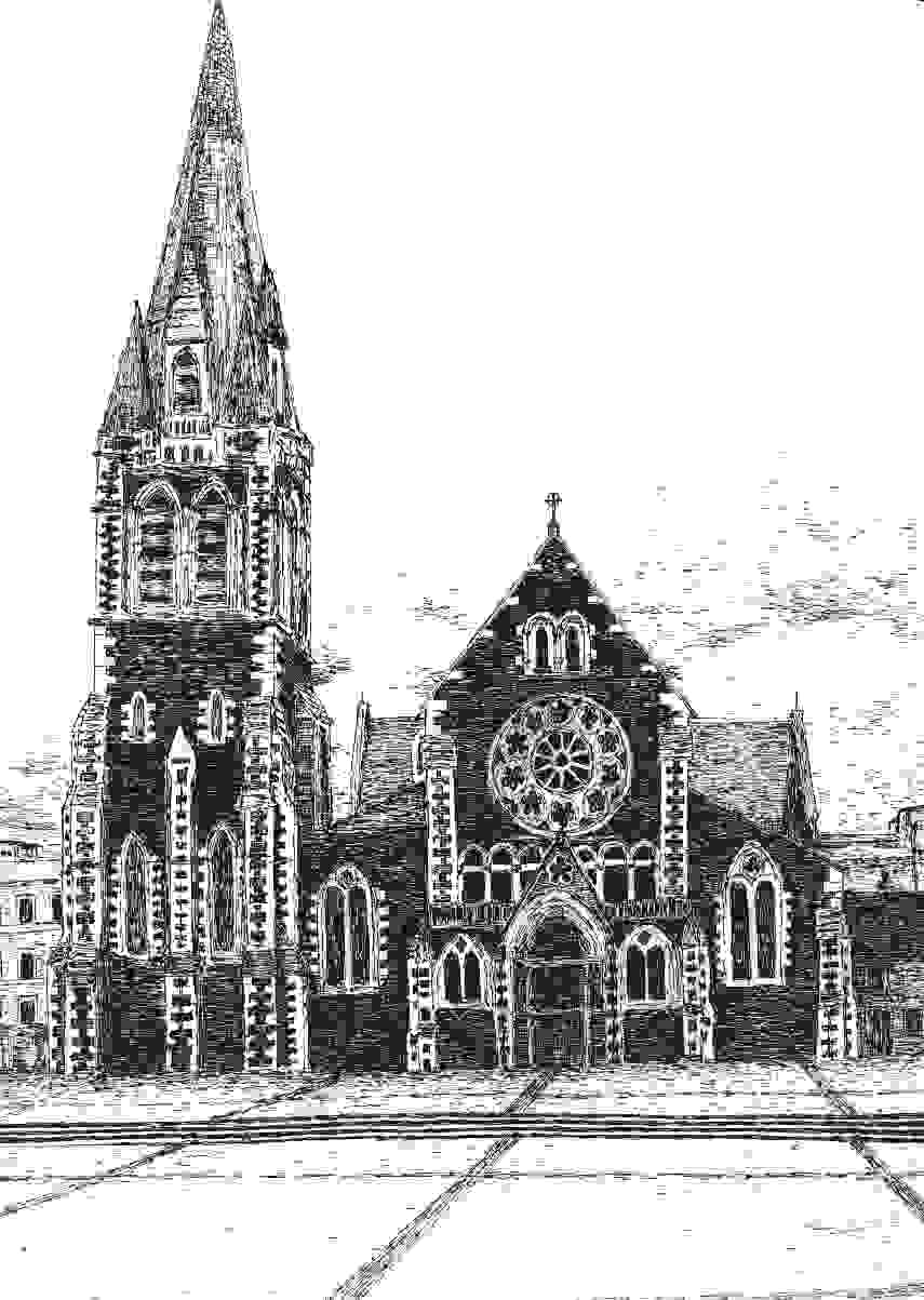 Kathedrale in Christchurch, Neuseeland