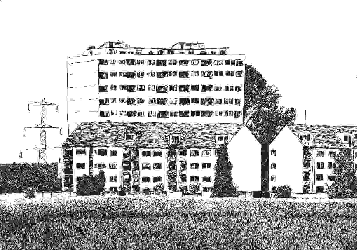 Mehrfamilienh�user im Erloch