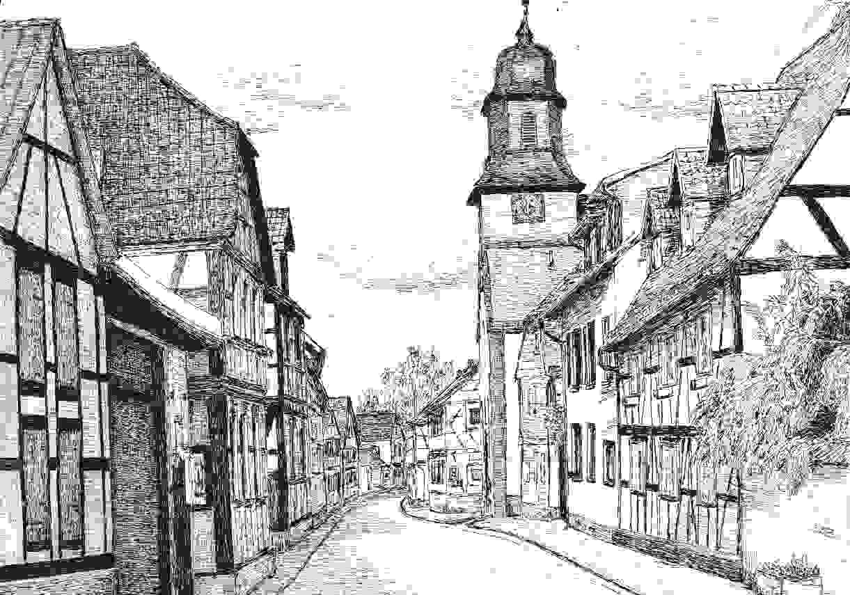 Ortsmitte, Gersprenzstrasse