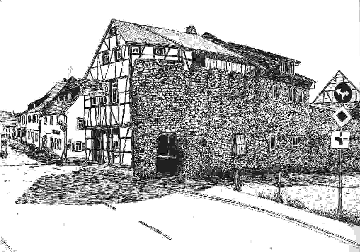 Fahrstrasse und Gastst�tte