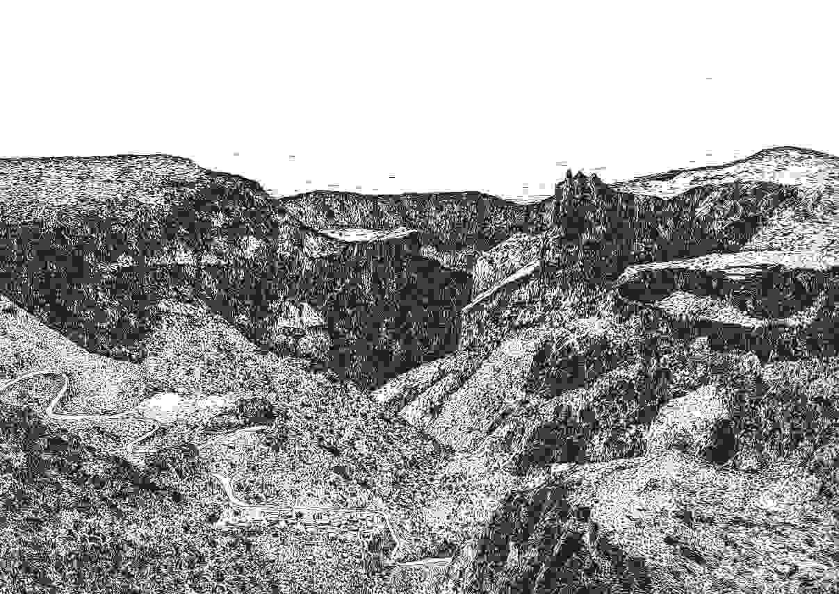 Gebirge Jabal Al Akhdar