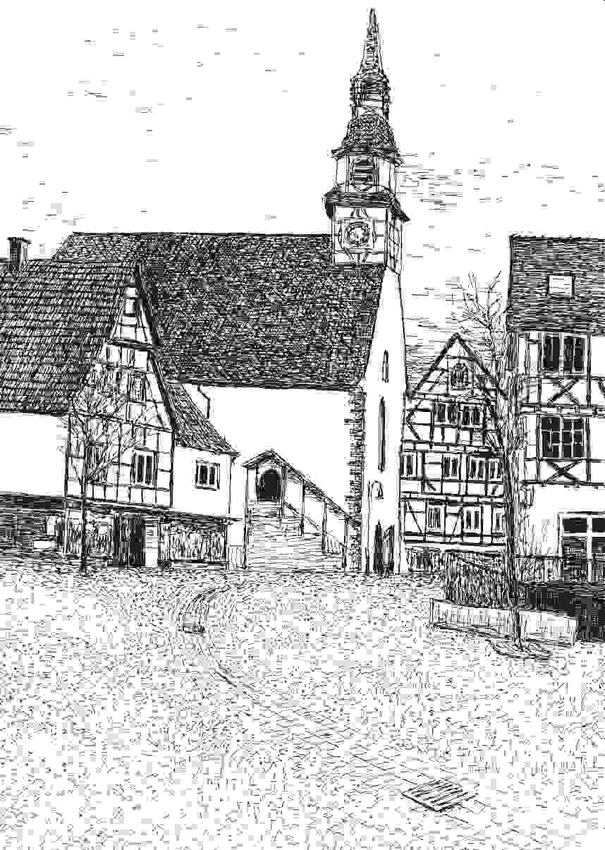 Nikolauskirche und Kurze Strasse