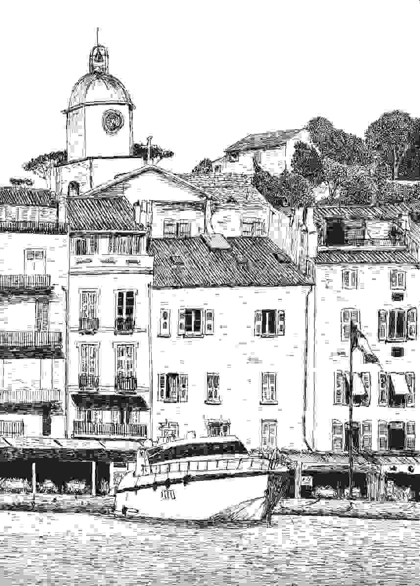 Der Hafen von Saint-Tropez