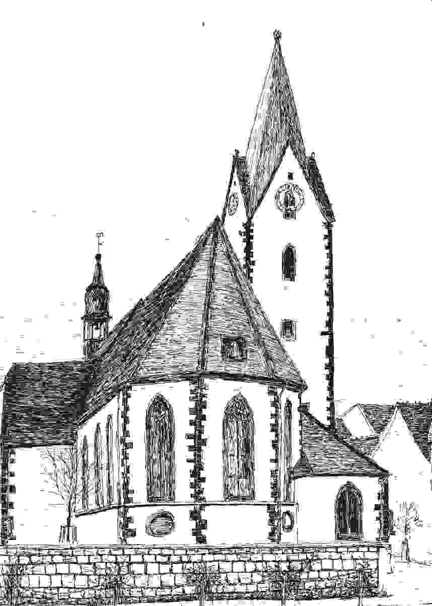 Stadtkirche, R�ckansicht