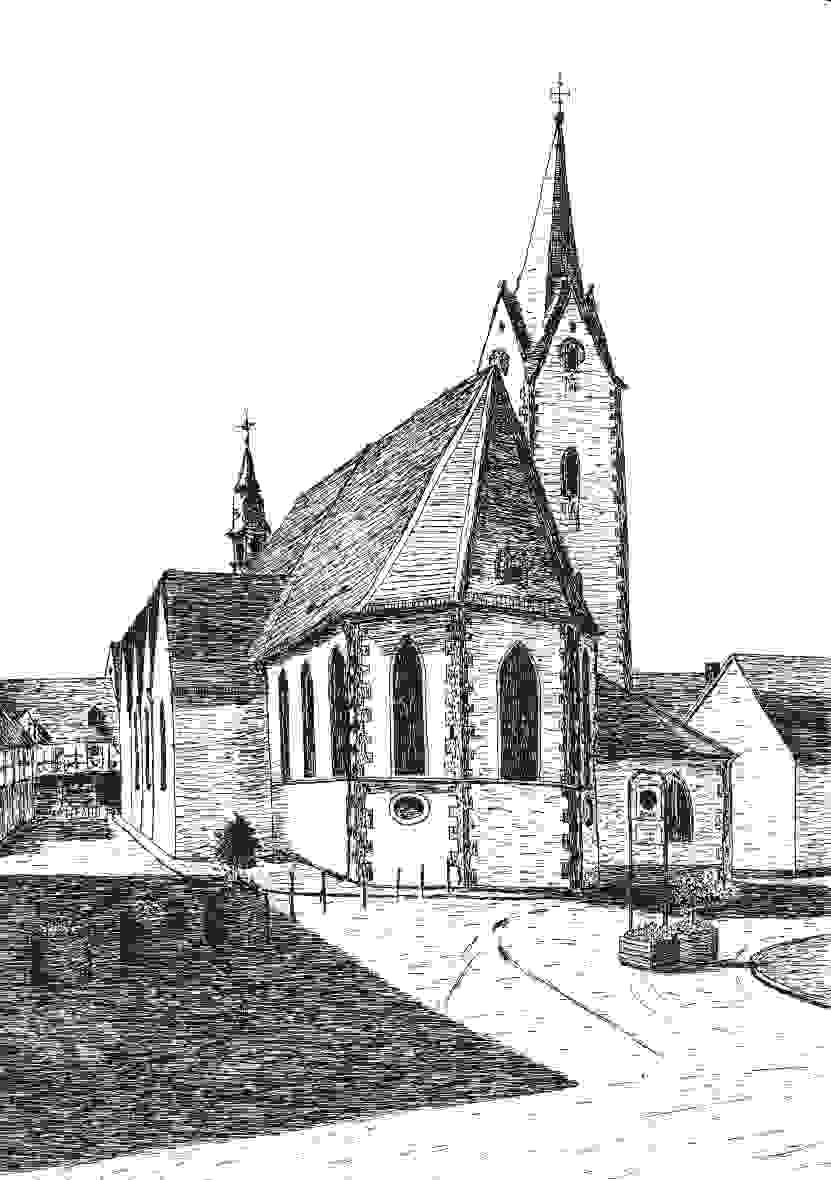 Stadtkirche, R�ckansicht